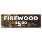 Signmission Firewood $5.00 Banner Concession Stand Food Truck Single Sided B-72-30059 - alternate 1